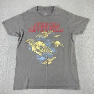 Avenge Sevenfold Mens Shirt M Classic Faded Band Tee Graphic